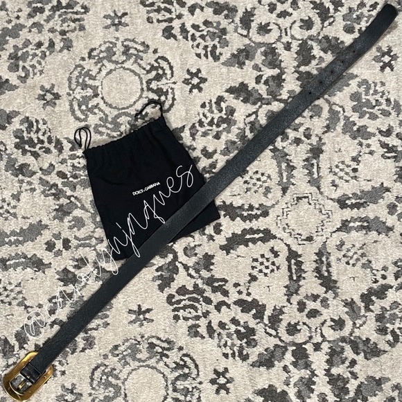 Authentic Dolce & Gabbana Leather Belt - Picture 8 of 10